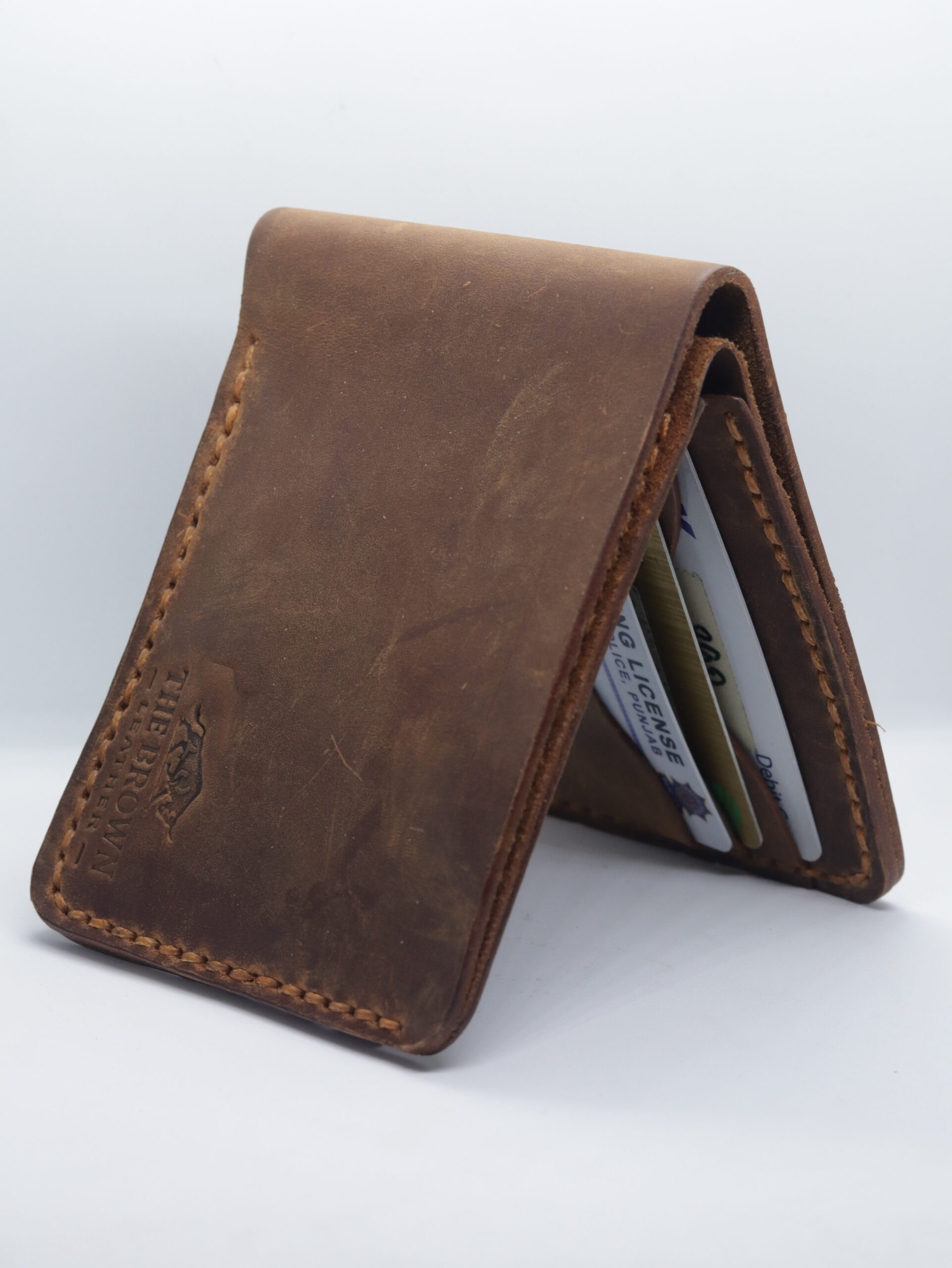 Leather Wallet Timber Fold