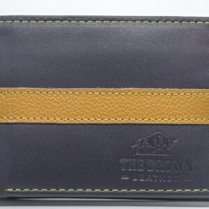 Leather Wallet Noir Linea